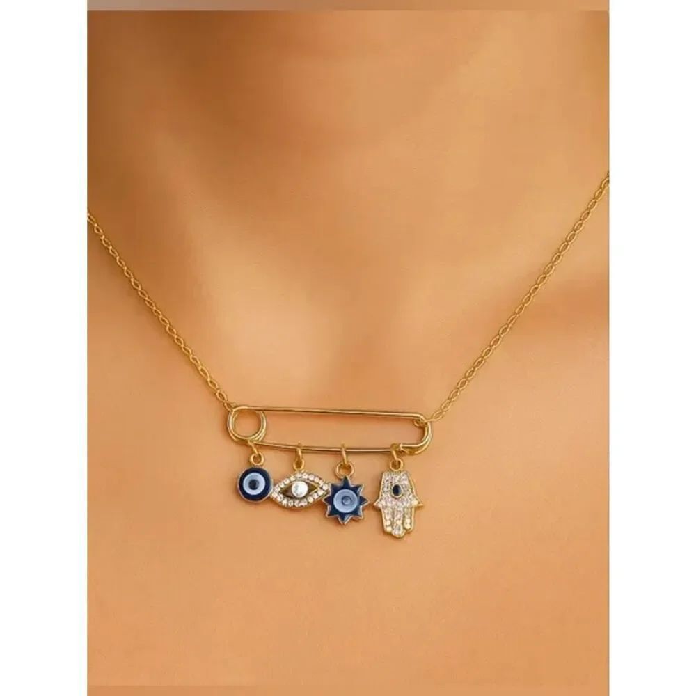 Evil eye necklace #2465